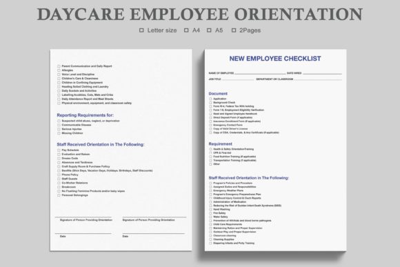 Download Daycare Employee Orientation - Premium Bundle